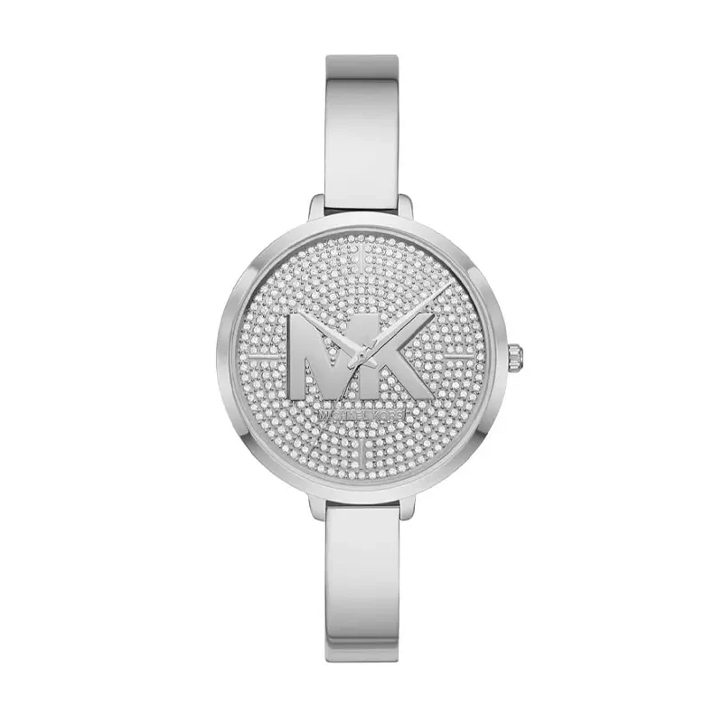 Michael Kors Charley Pavé Silver-Tone Ladies Watch- MK4432
